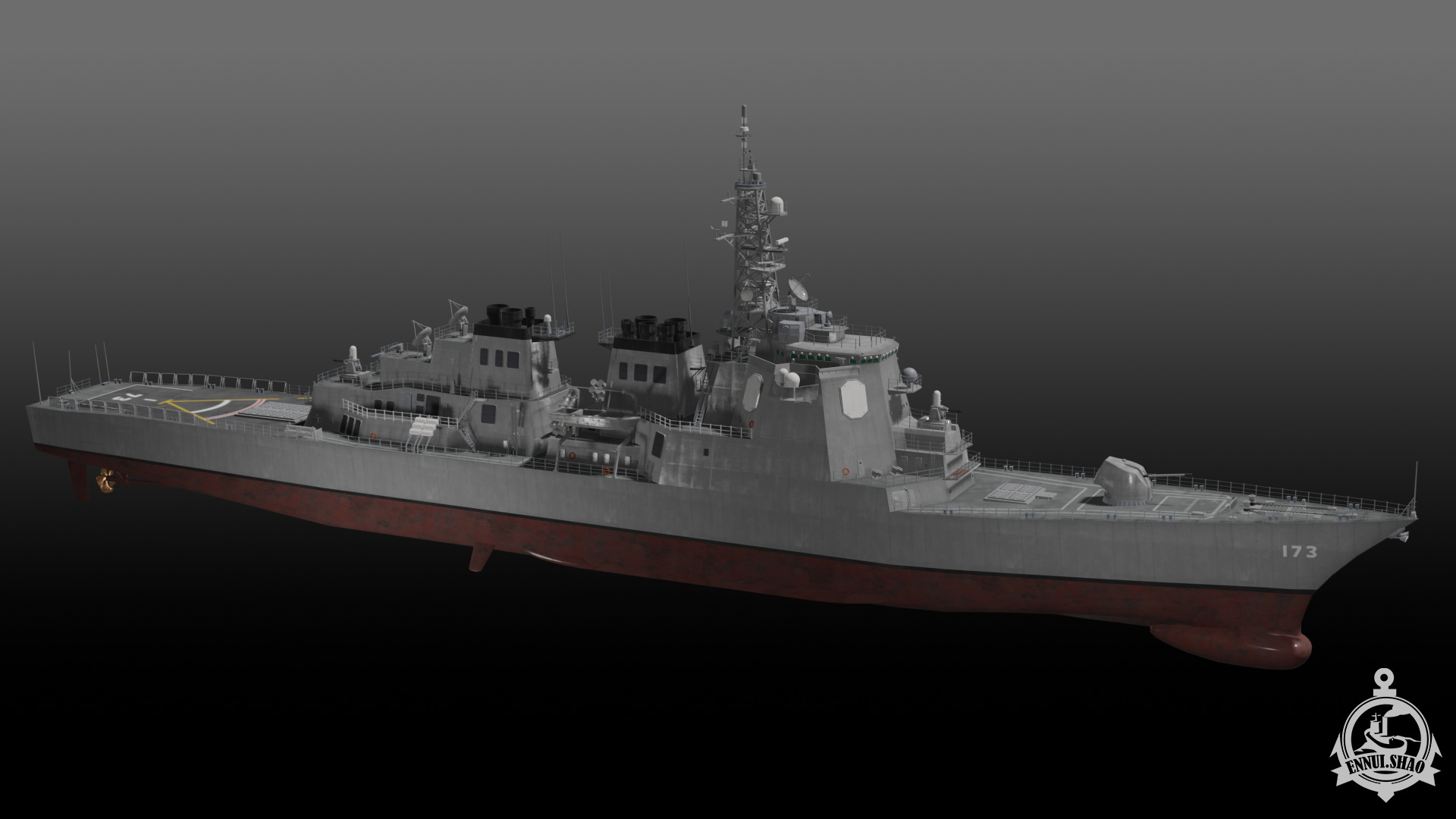 JS Kongo DDG-173 3D model_5