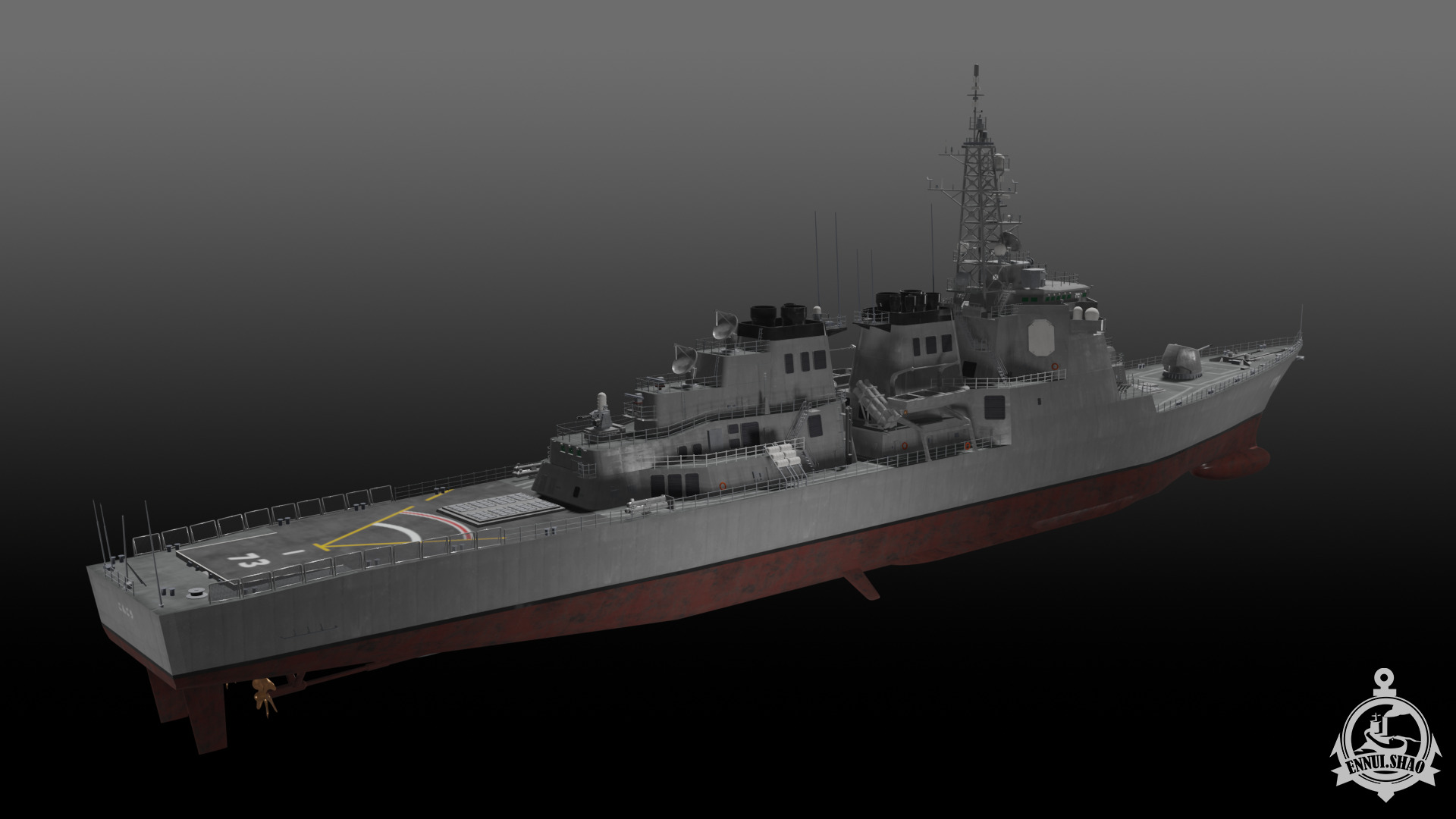 JS Kongo DDG-173 3D model_7
