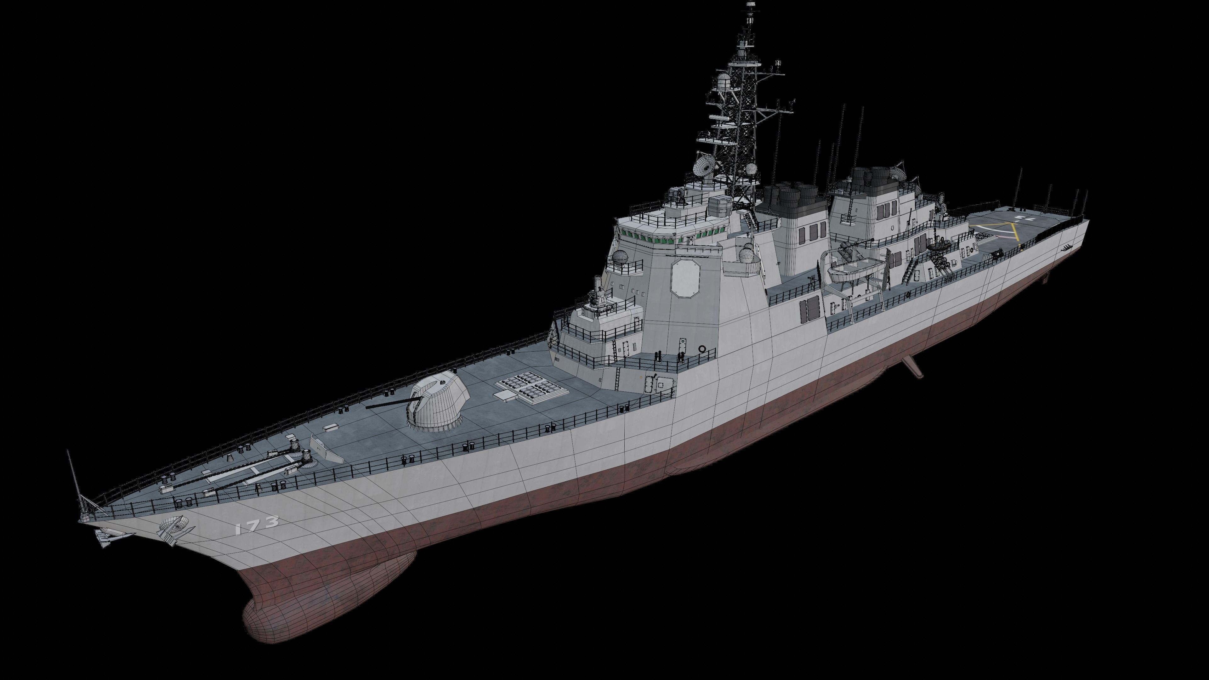 JS Kongo DDG-173 3D model_14