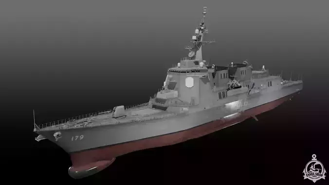 JS Maya DDG-179 gameready