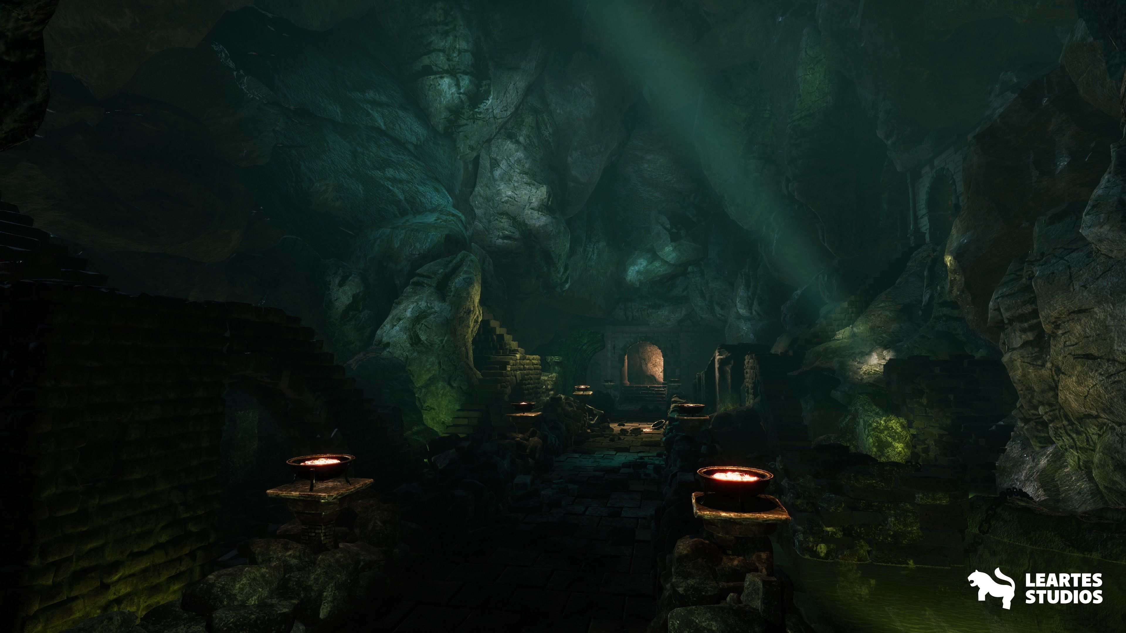 Fantasy Dungeon Low-poly 3D model_16