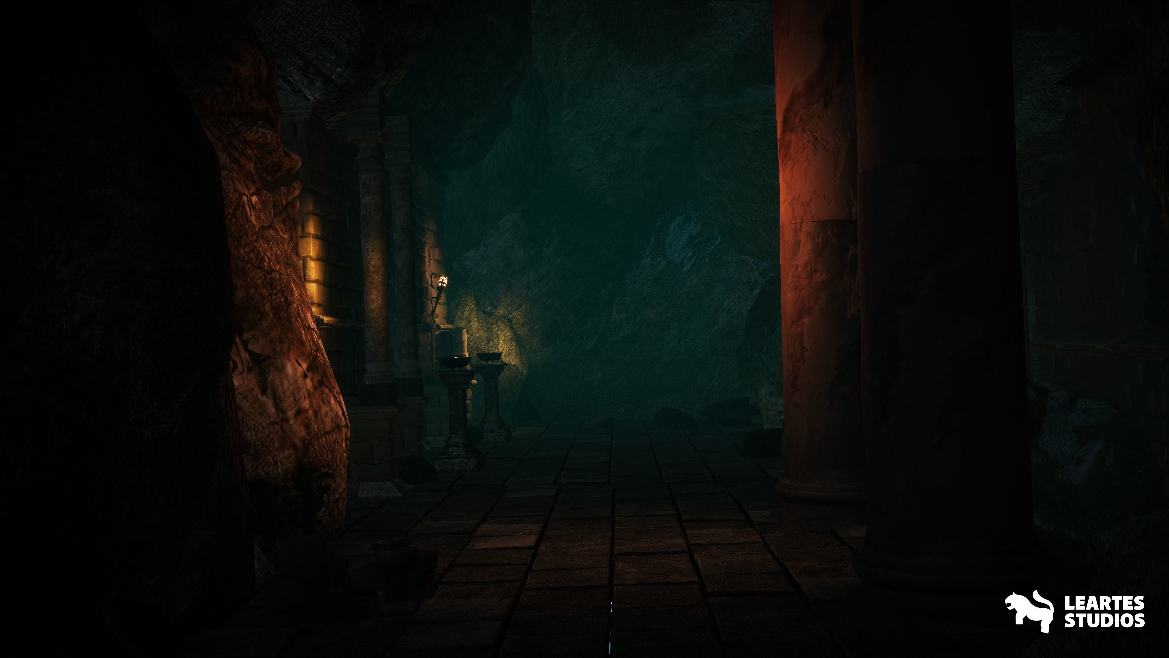 Fantasy Dungeon Low-poly 3D model_4