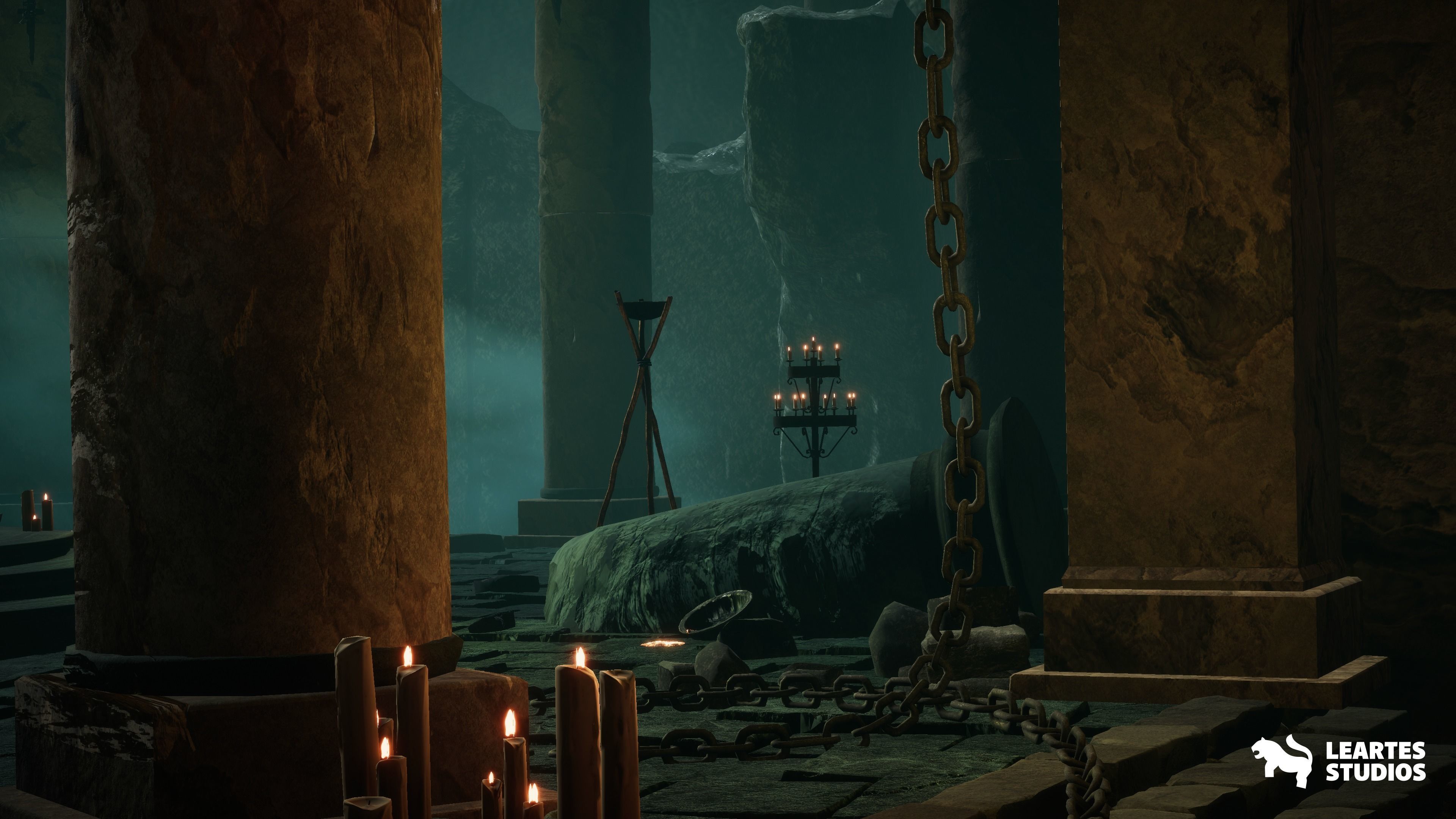 Fantasy Dungeon Low-poly 3D model_7