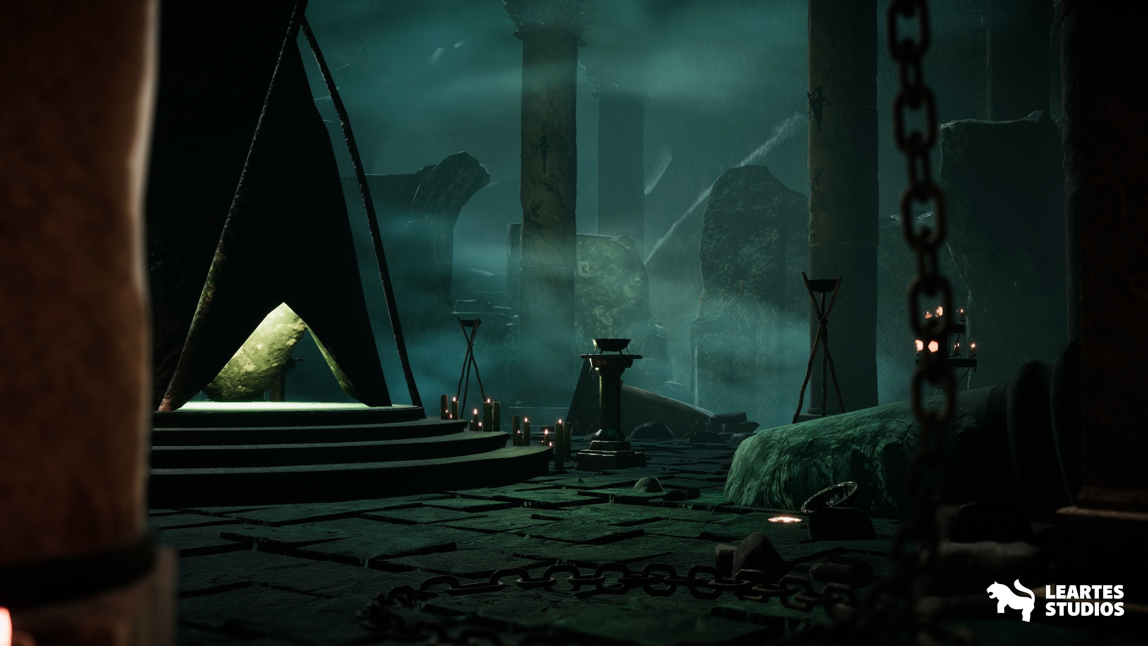 Fantasy Dungeon Low-poly 3D model_9