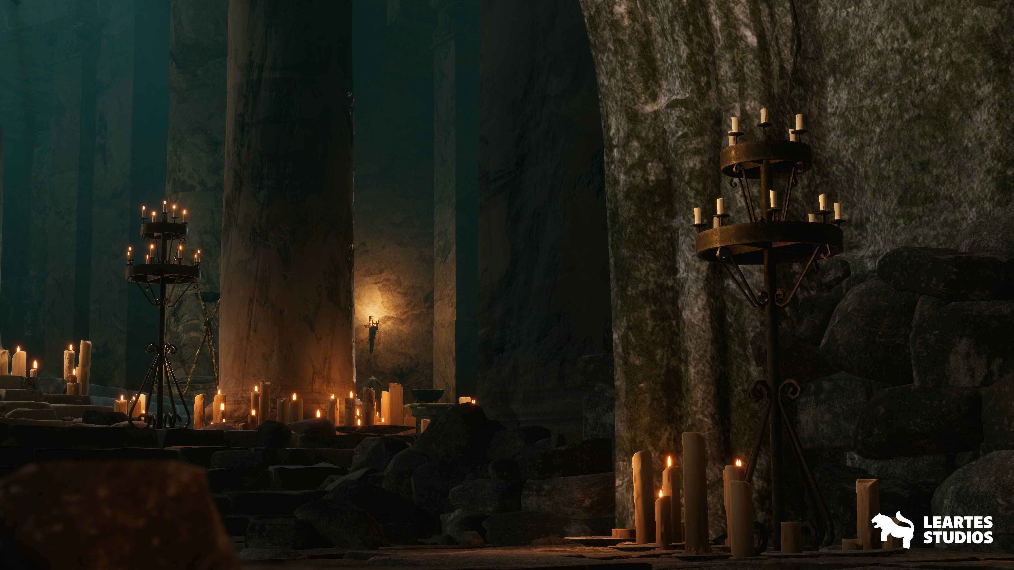 Fantasy Dungeon Low-poly 3D model_14