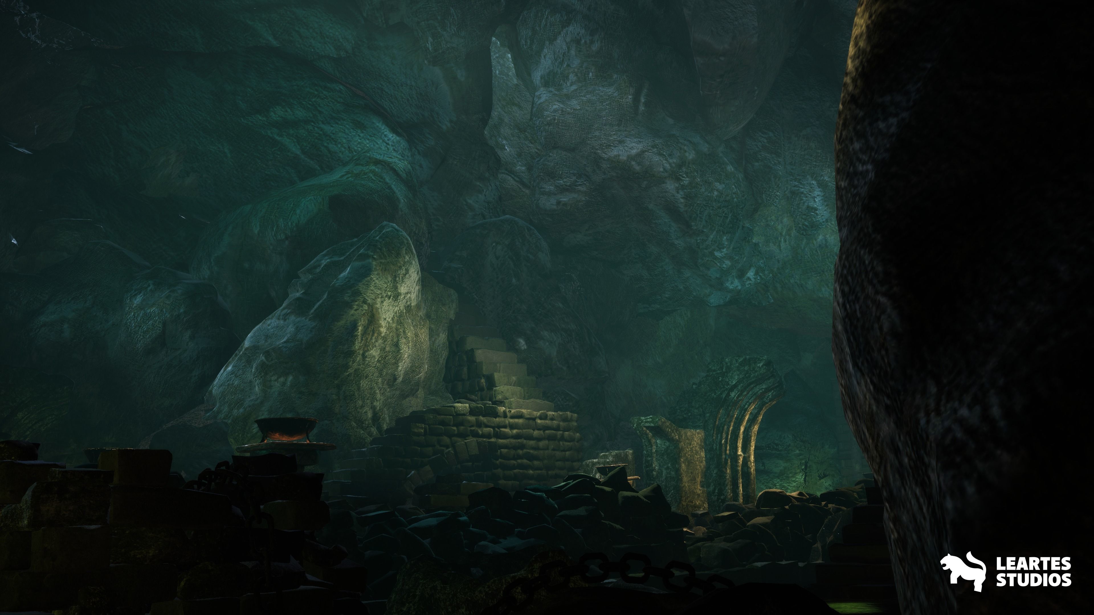 Fantasy Dungeon Low-poly 3D model_18