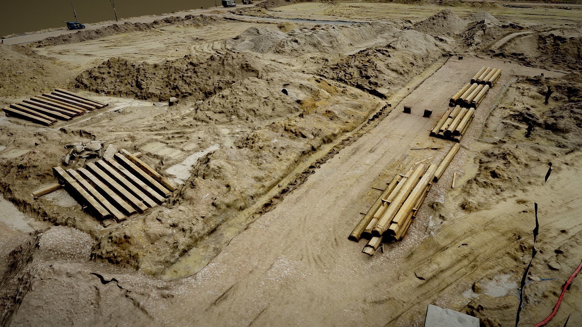 Construction site - mud 3D model_5