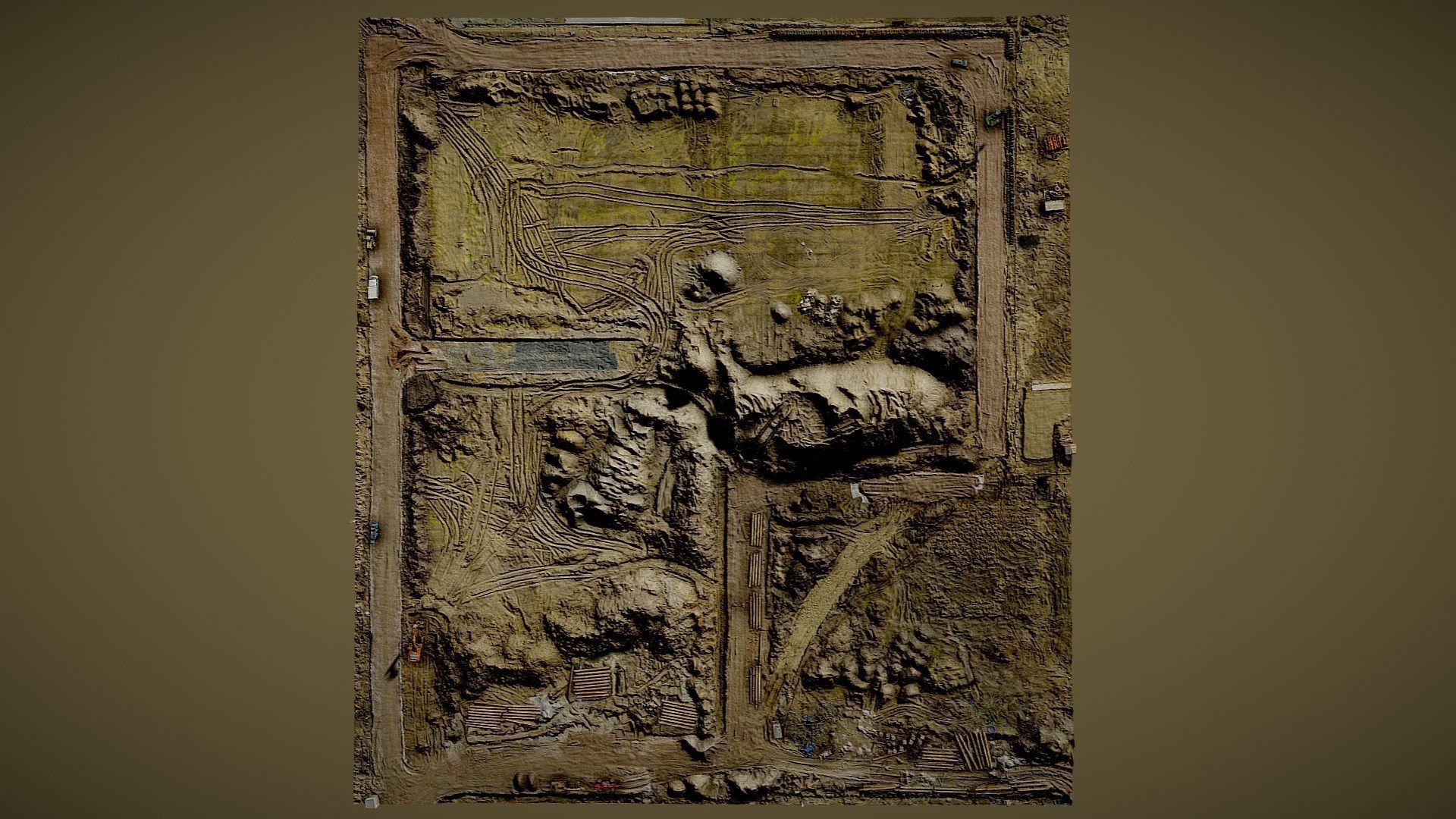 Construction site - mud 3D model_6