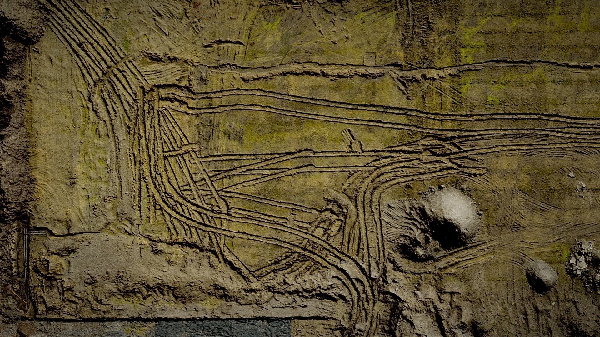 Construction site - mud 3D model_3