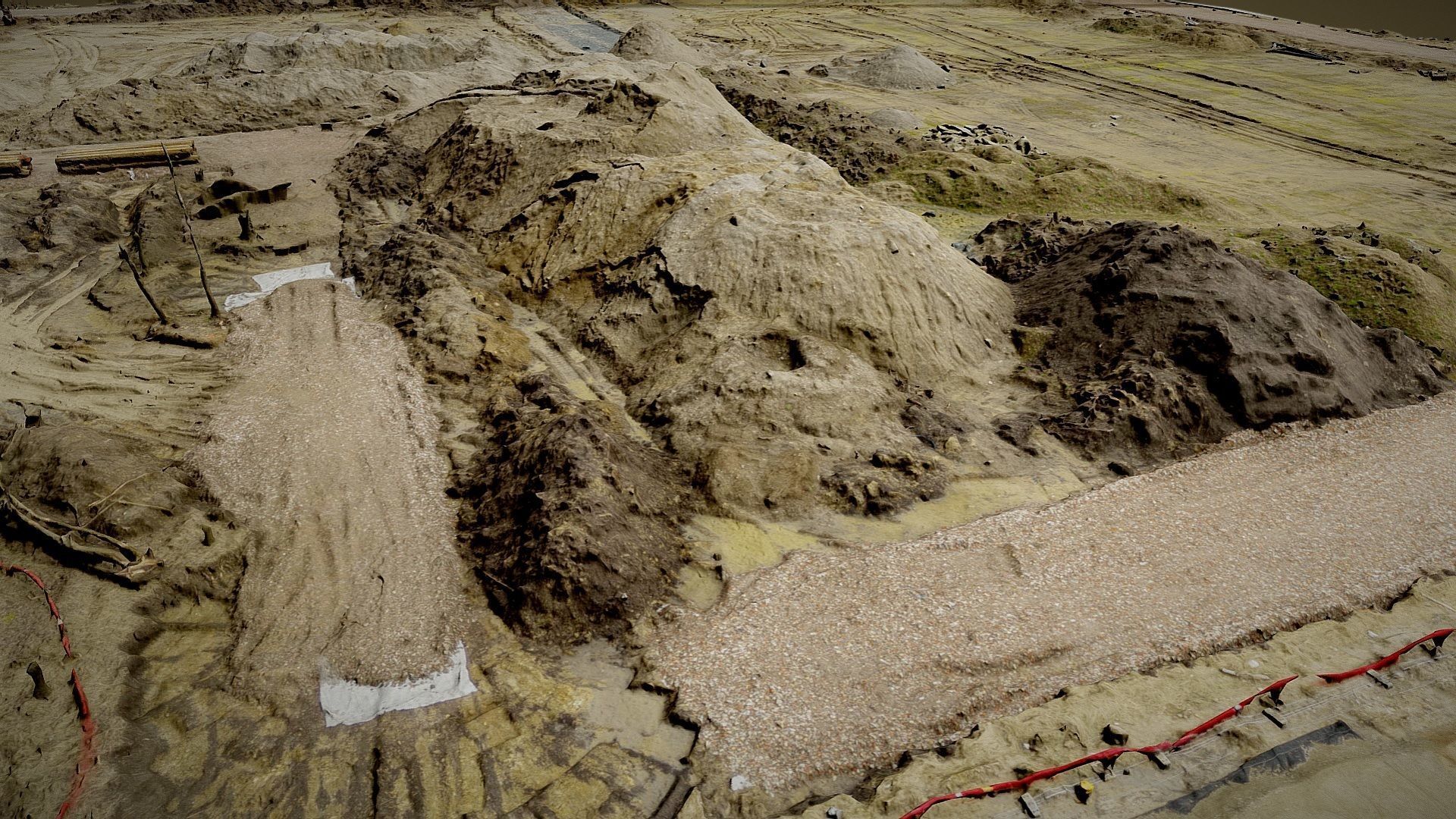 Construction site - mud 3D model_4