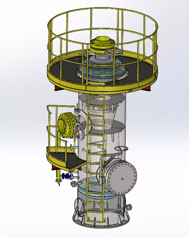 Tanks separators 3D model_0