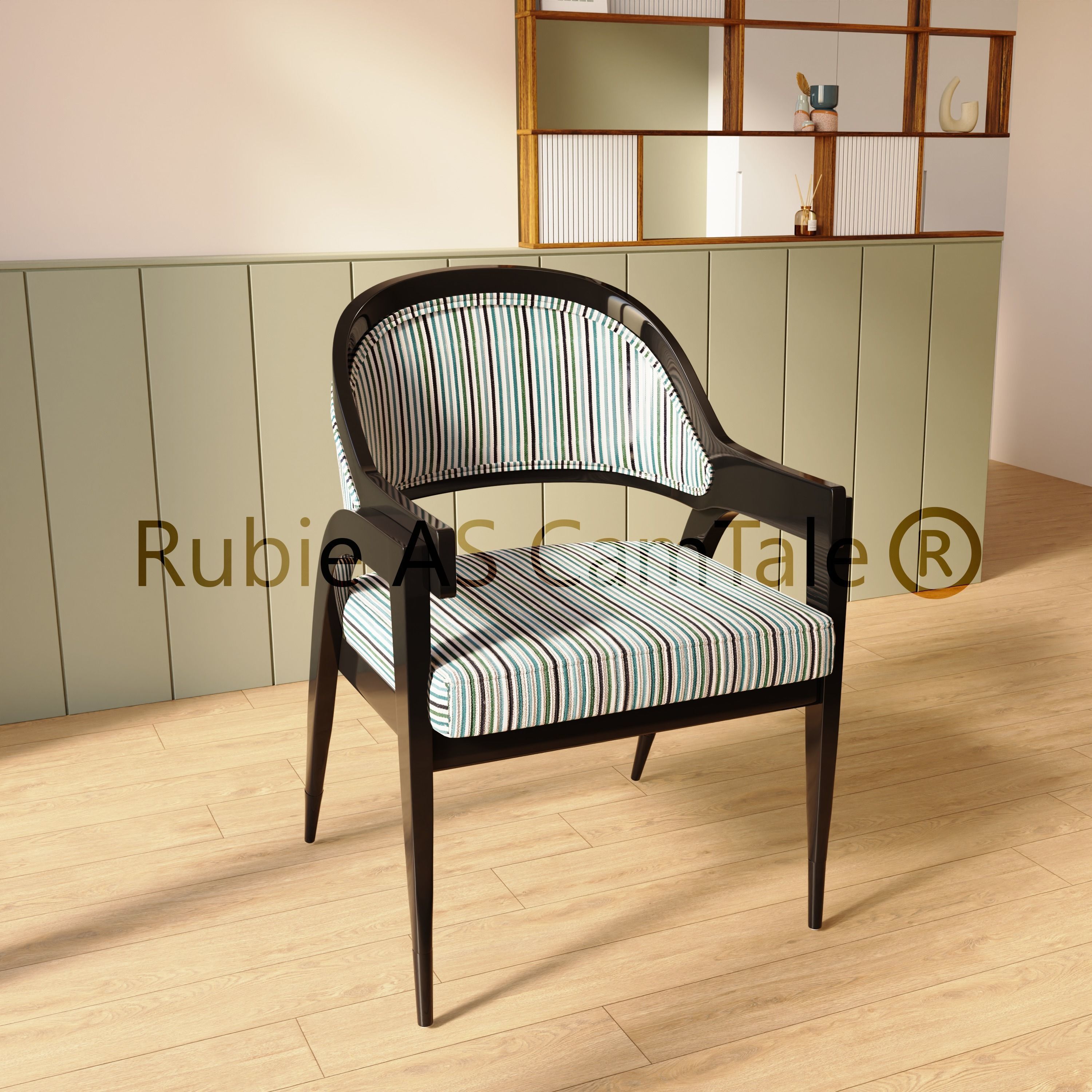 Contour Lounge Chair 3D model_1