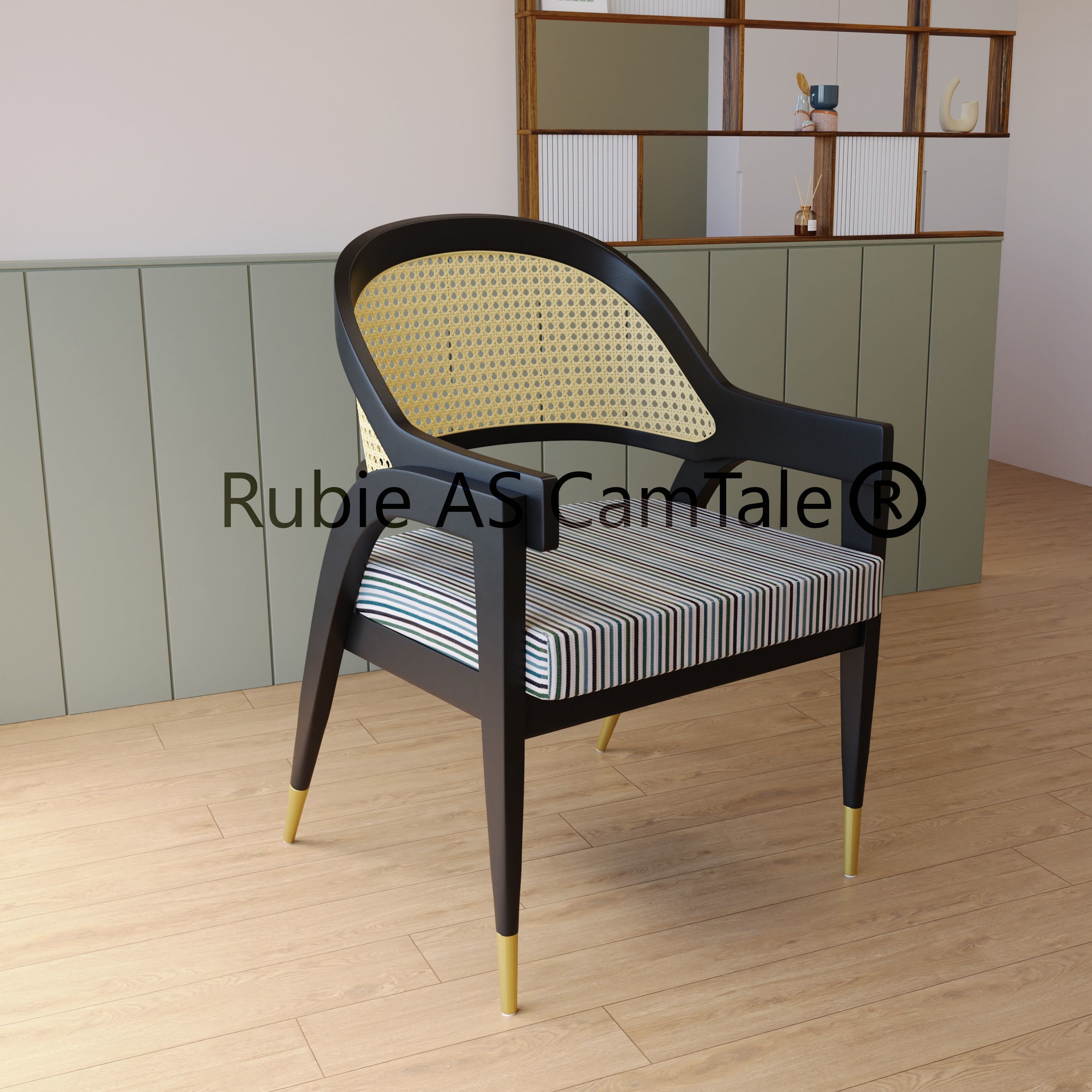 Contour Lounge Chair 3D model_6