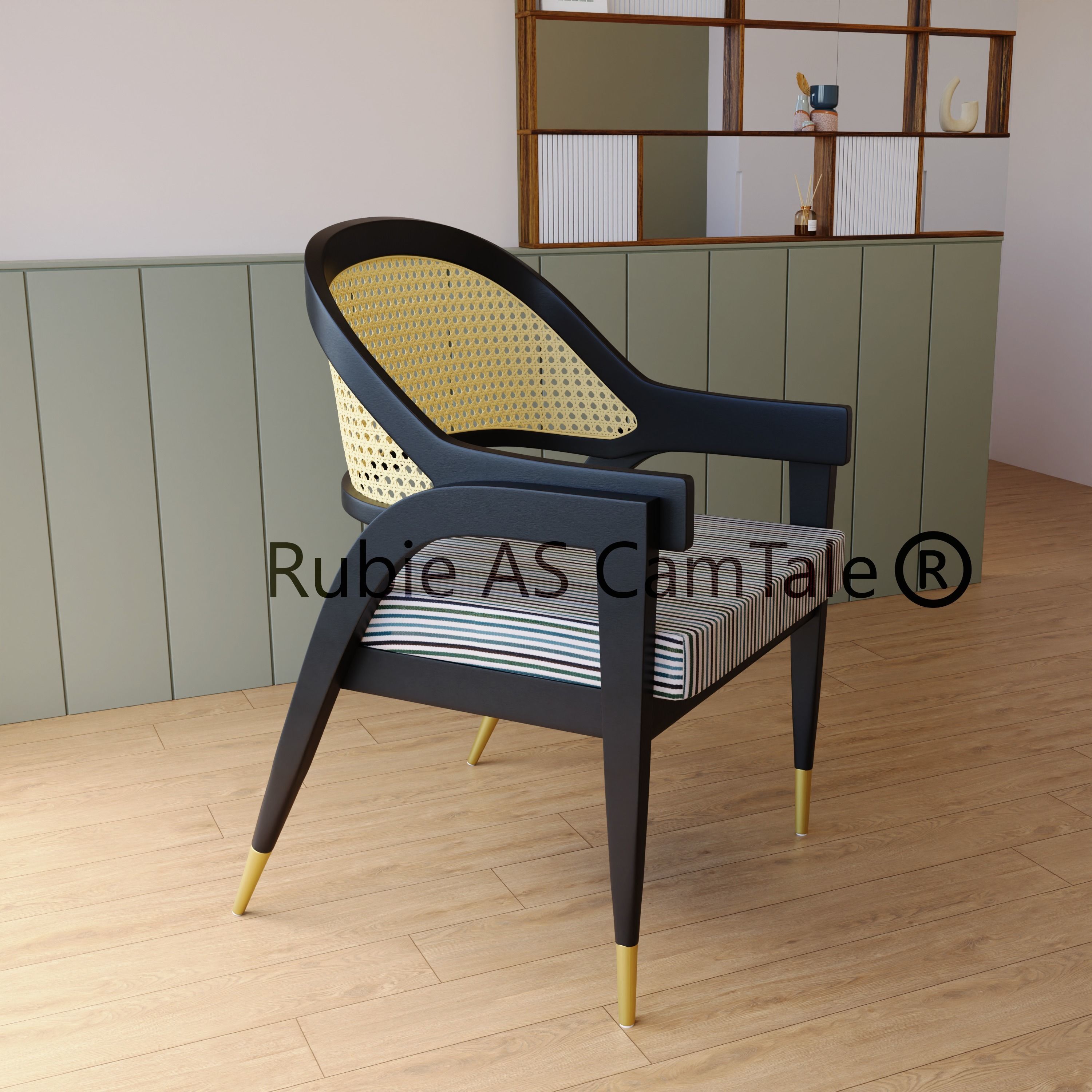 Contour Lounge Chair 3D model_5
