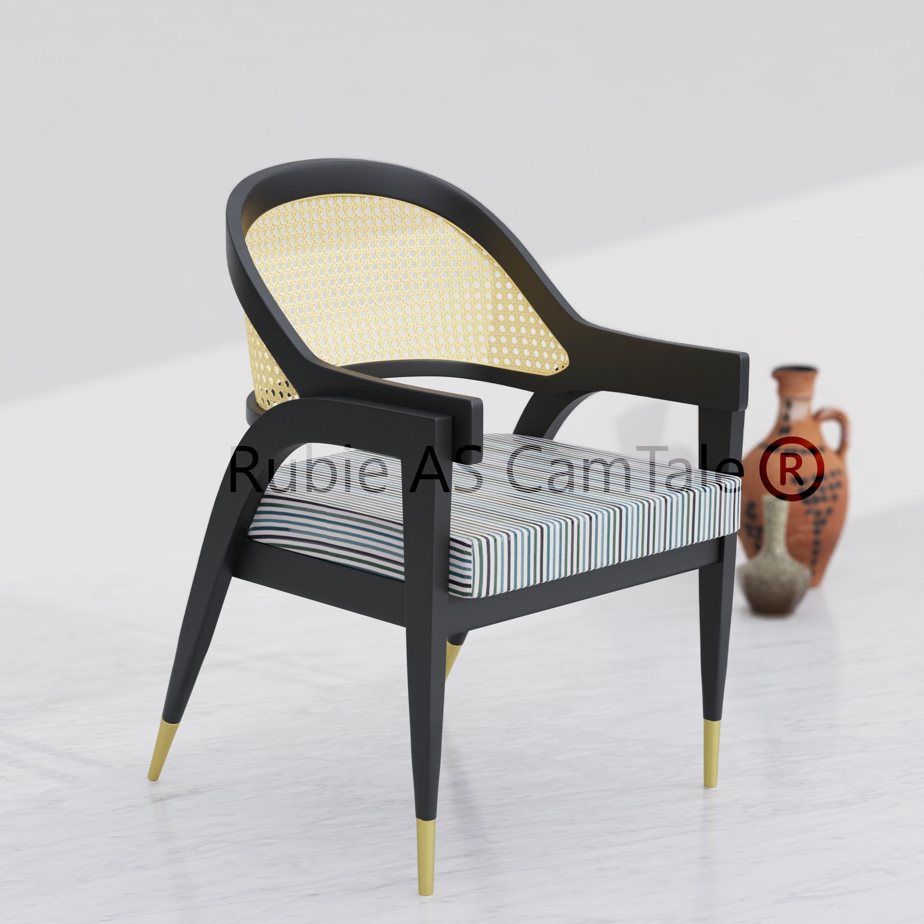Contour Lounge Chair 3D model_3