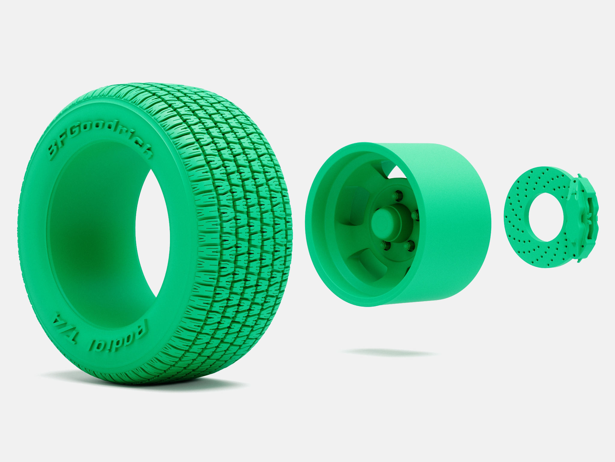 15x10 US Indy Mag Wheel BFGoodrich Radial Tire 3D print model_3