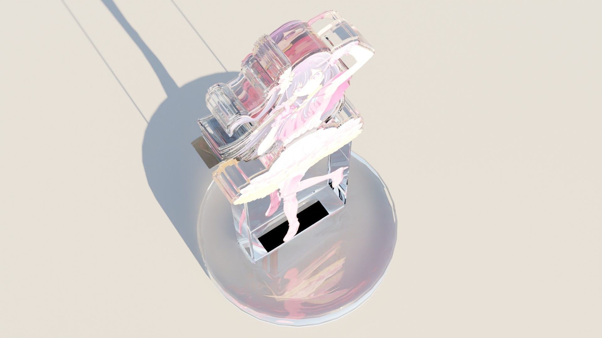 Acrylic Stand Hoshino Ai Idol Form 2 - Oshi no Ko 3D print model_2