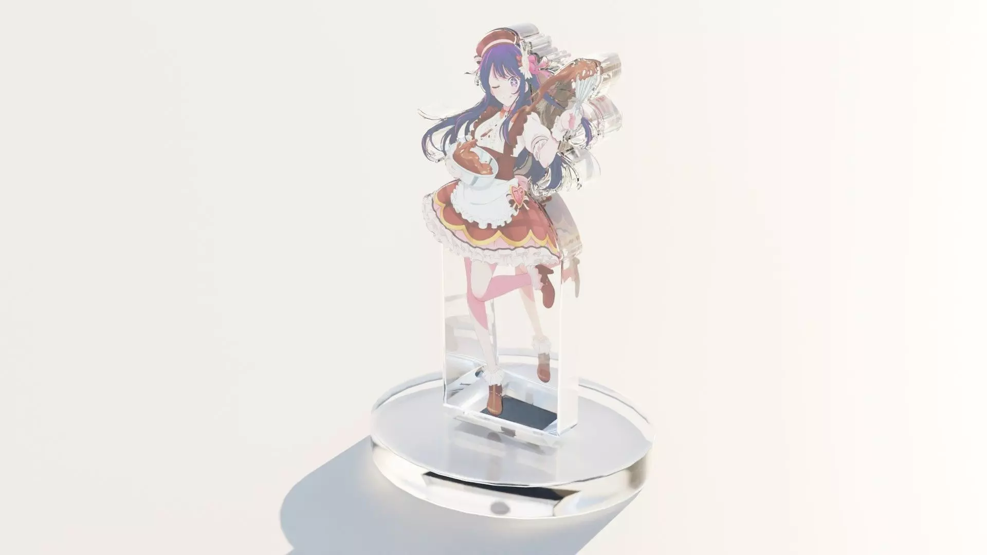 Acrylic Stand Hoshino Ai Valentine Visual - Oshi no Ko 3D print model_0