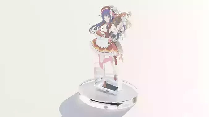 Acrylic Stand Hoshino Ai Valentine Visual - Oshi no Ko 3D print model