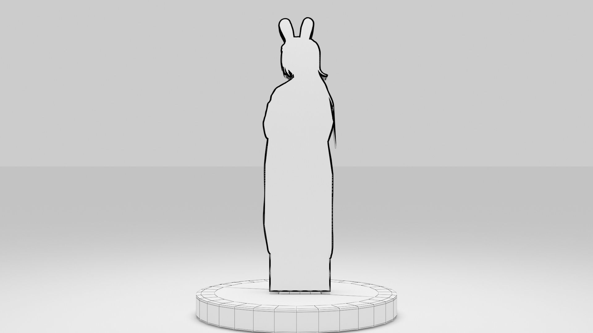 Acrylic Stand Hoshino Ai New Year Visual - Oshi no Ko 3D print model_5