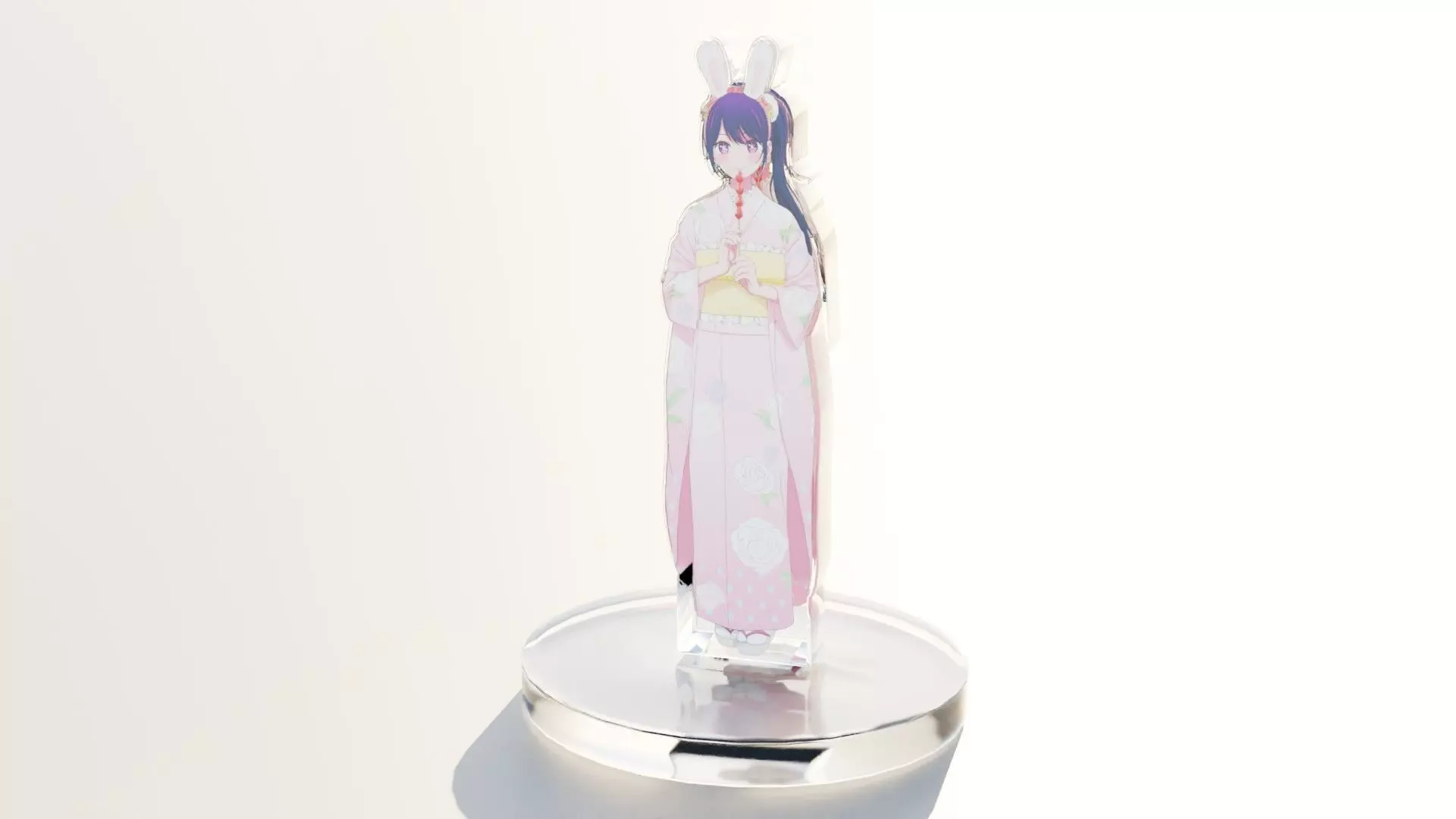 Acrylic Stand Hoshino Ai New Year Visual - Oshi no Ko 3D print model_0