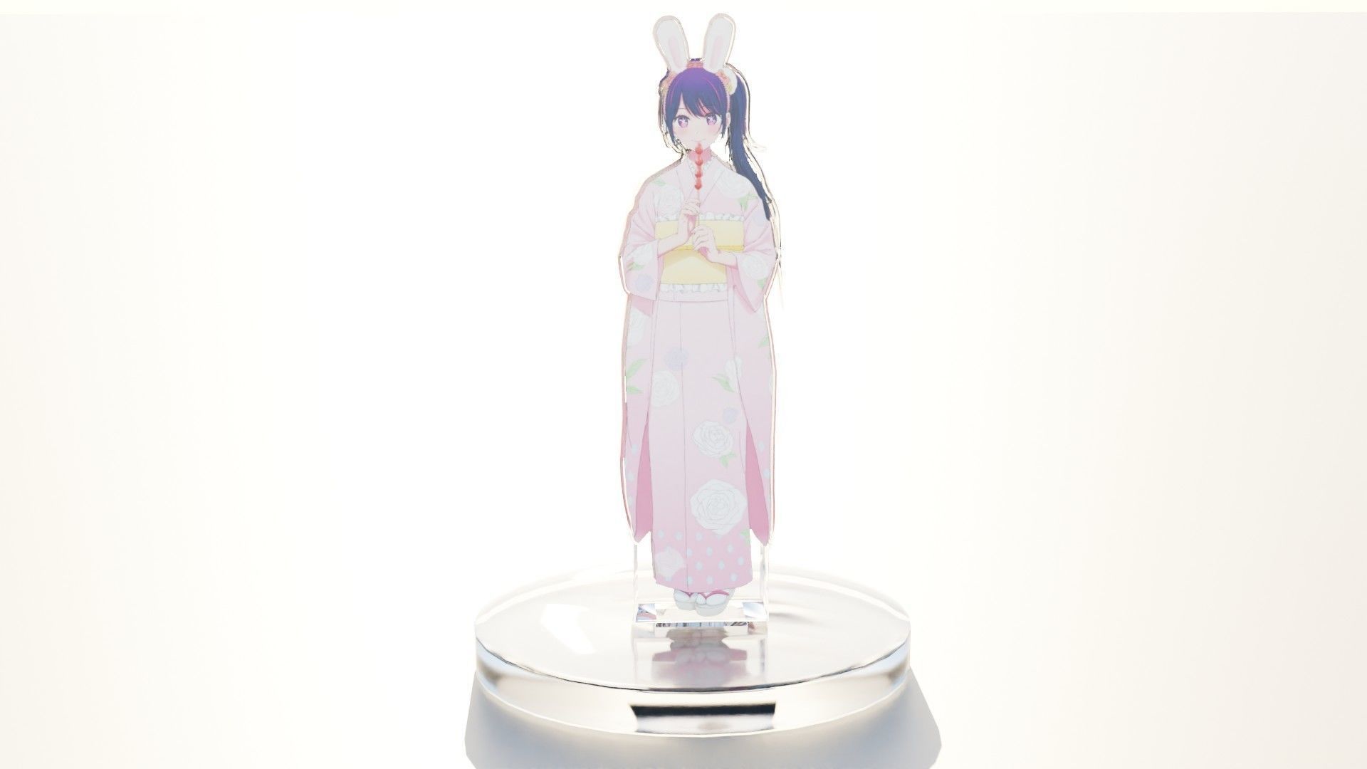 Acrylic Stand Hoshino Ai New Year Visual - Oshi no Ko 3D print model_4