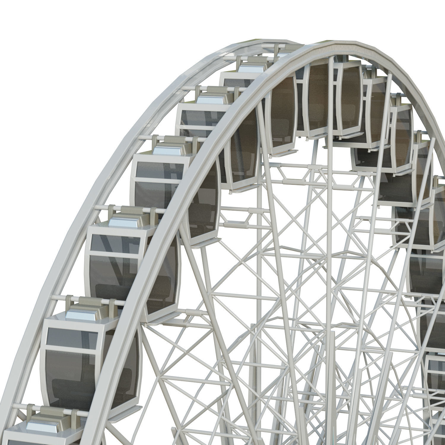 Sky Wheel  Low-poly 3D model_20