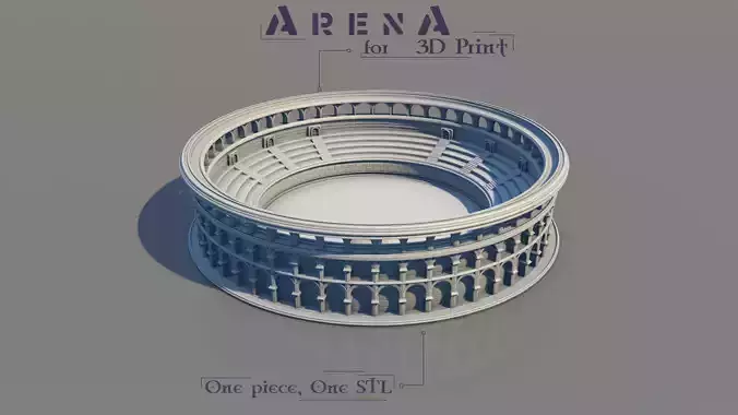 ARENA for 3Dprint 3D print model