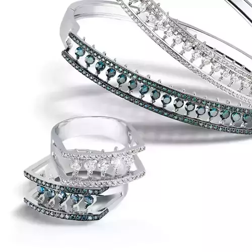 Fashion Rings  Salsa  3dm file ready for printing stl format    3D print model