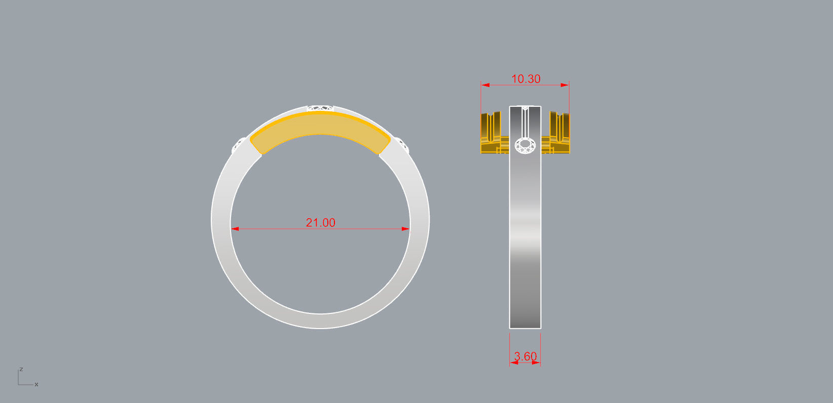 Mens ring 3D print model_3