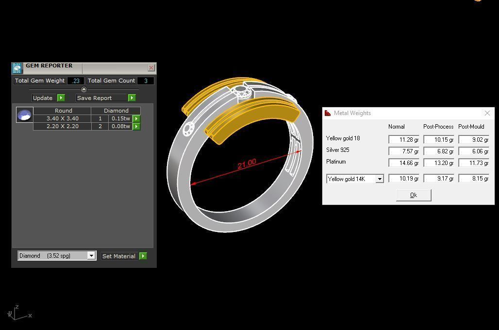 Mens ring 3D print model_1