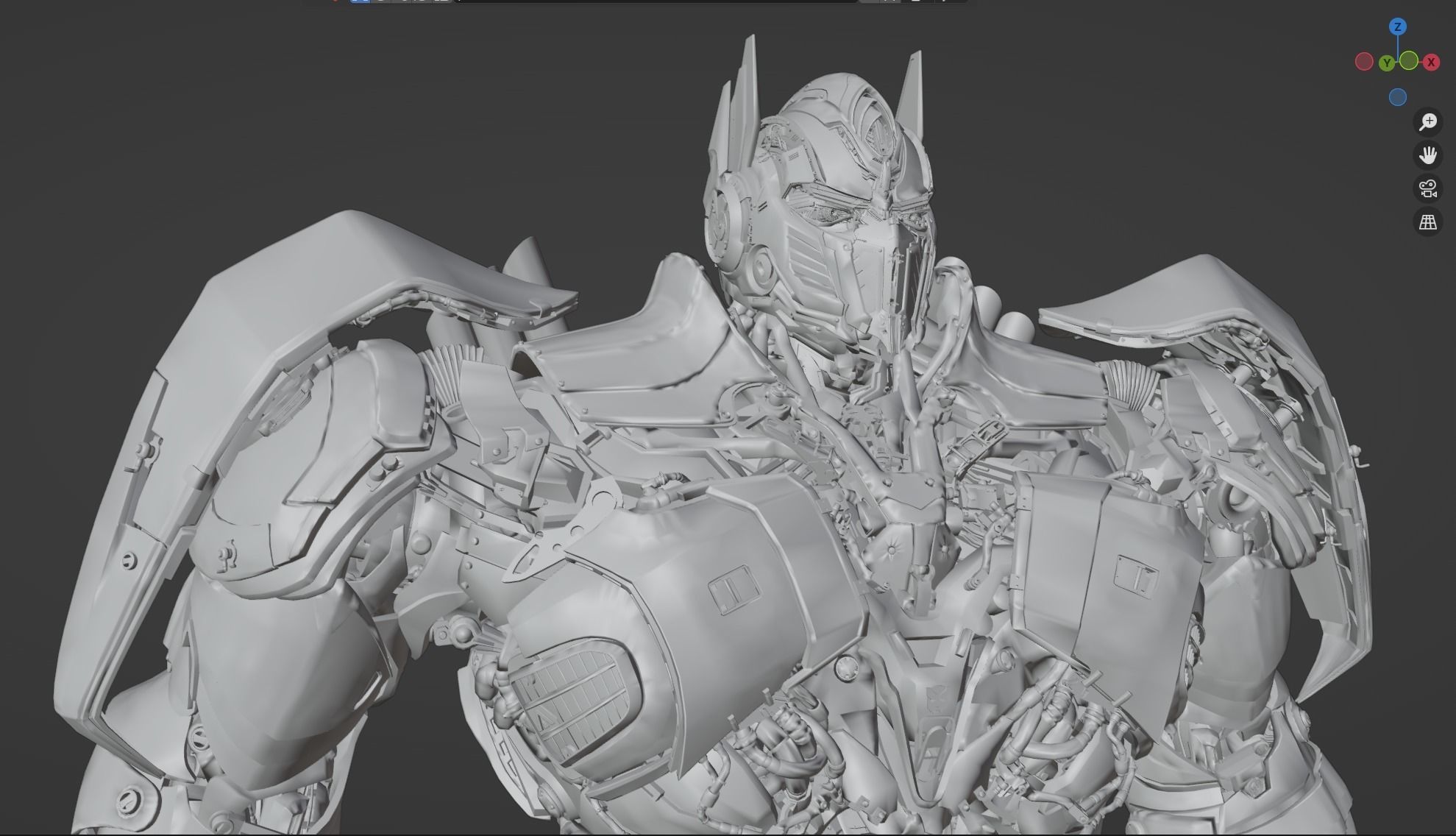 Optimus Prime 3D model_9