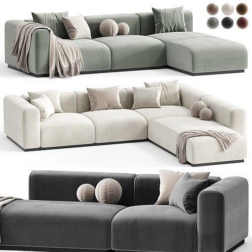 MAHE SOFA BY BRAID 3D model