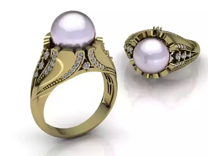 Jewelry Pearl Ring