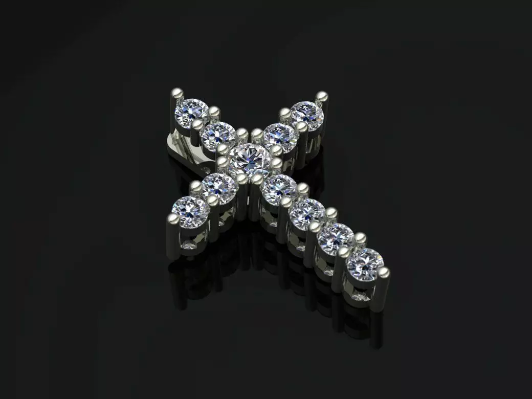 Cross Gold 3D print model_0