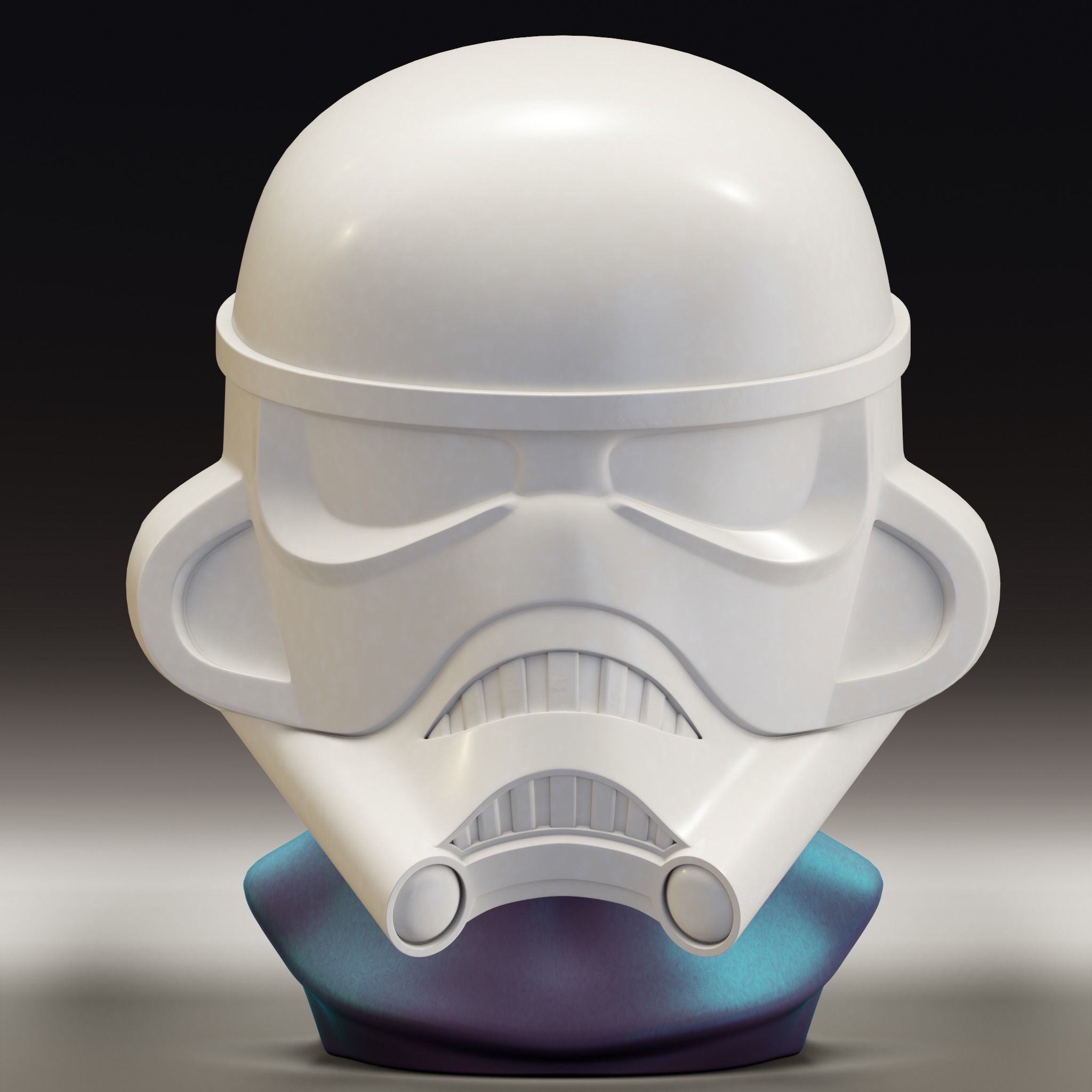 Blackhole Dark Trooper Helmet 3D print model_9