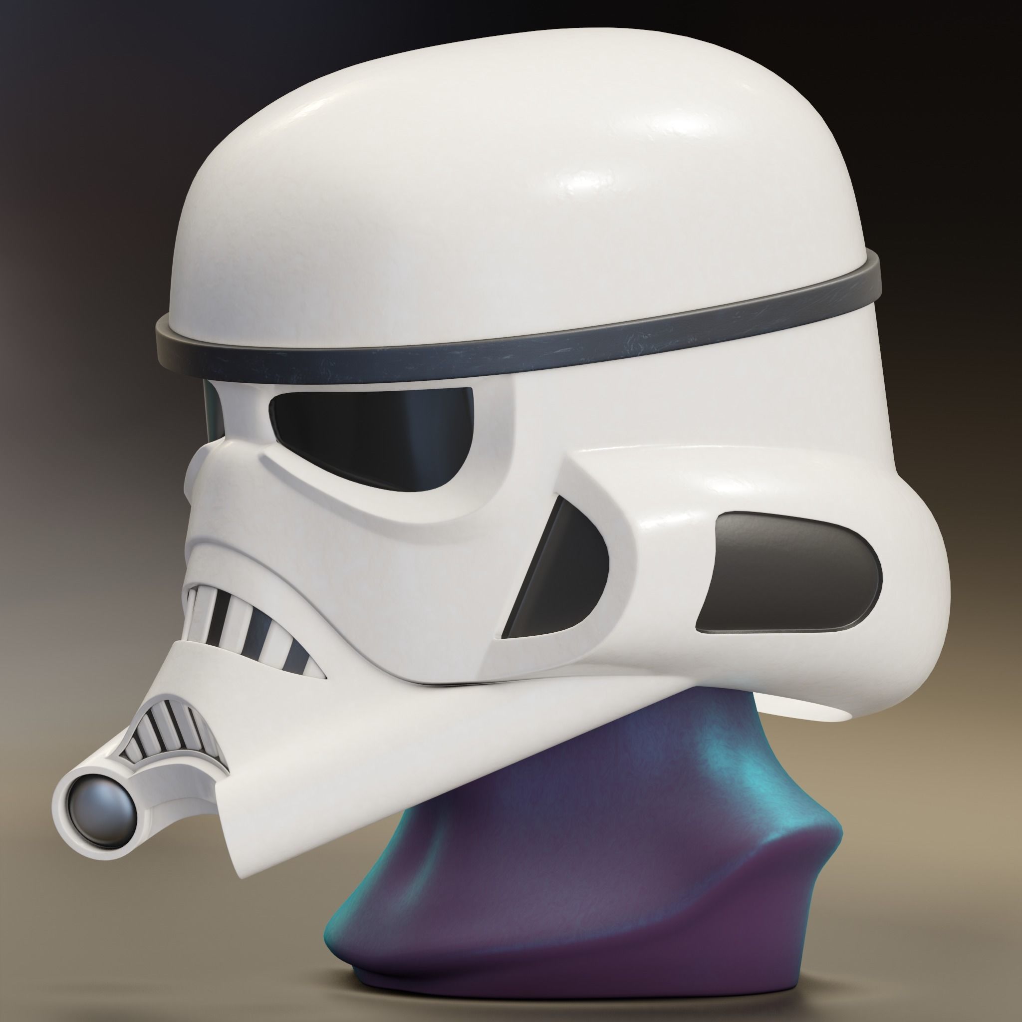 Blackhole Dark Trooper Helmet 3D print model_2