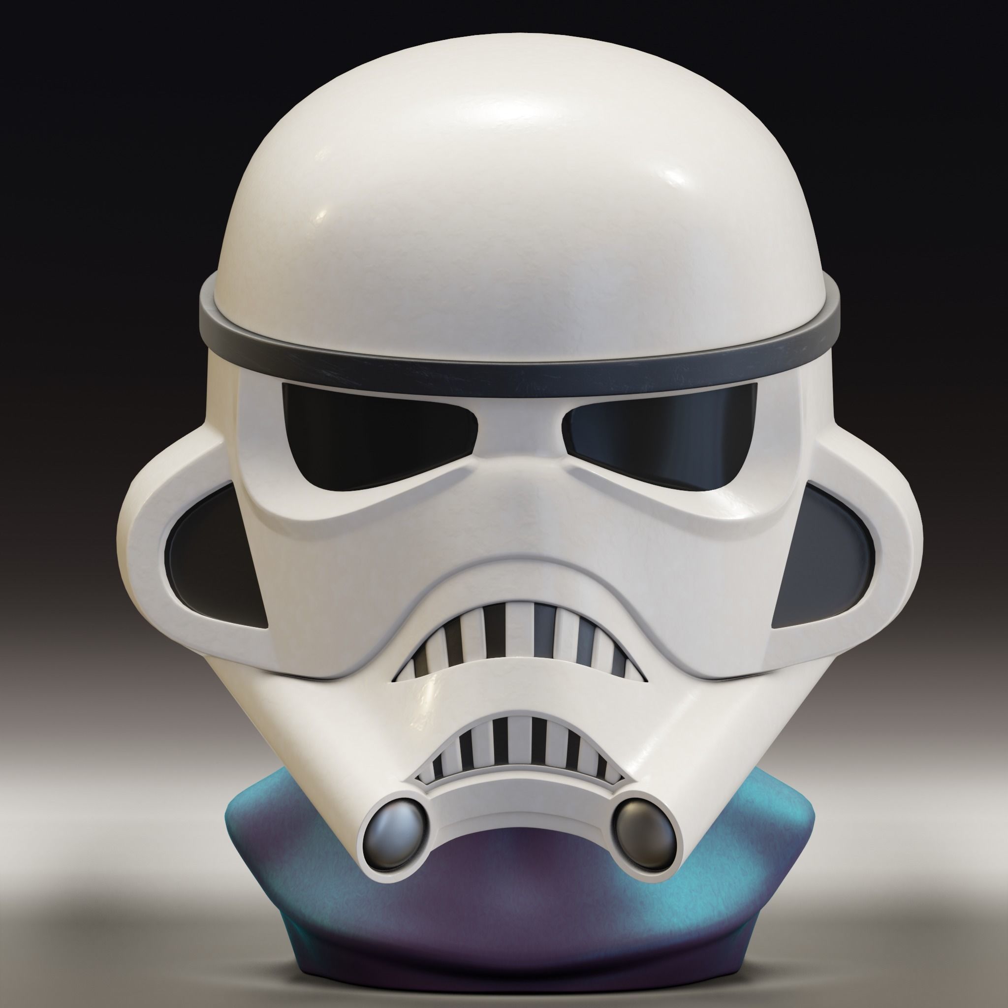 Blackhole Dark Trooper Helmet 3D print model_1
