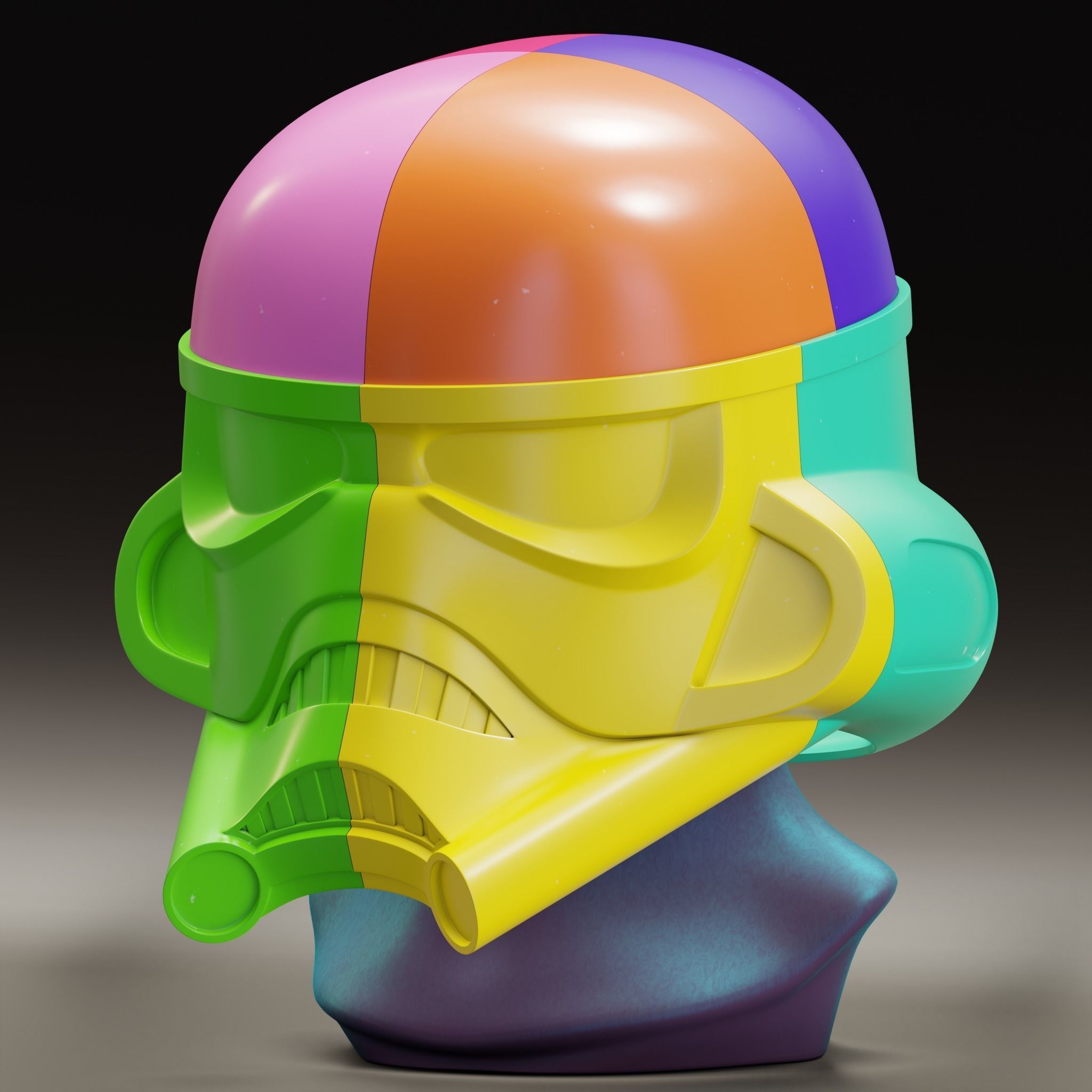 Blackhole Dark Trooper Helmet 3D print model_15