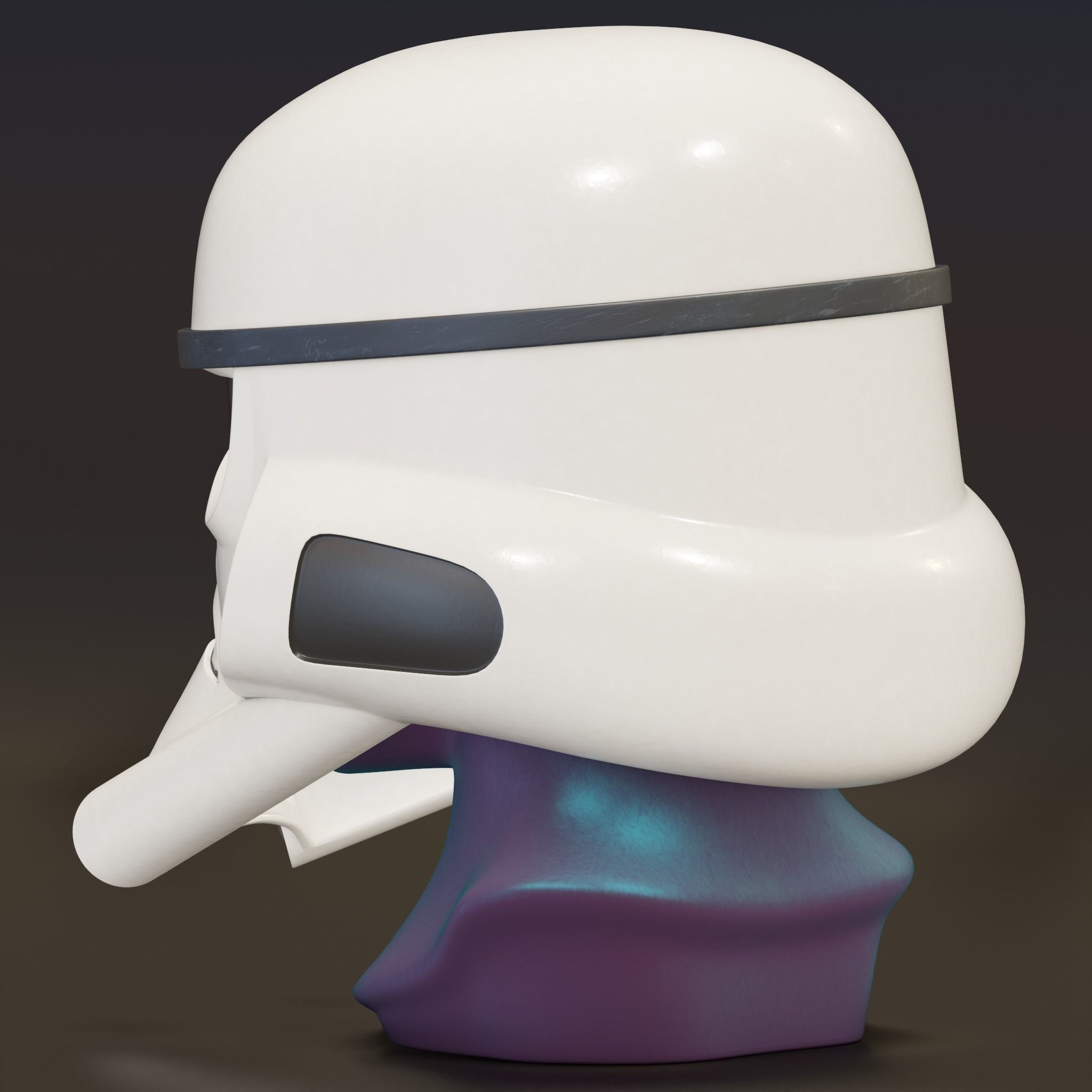 Blackhole Dark Trooper Helmet 3D print model_7