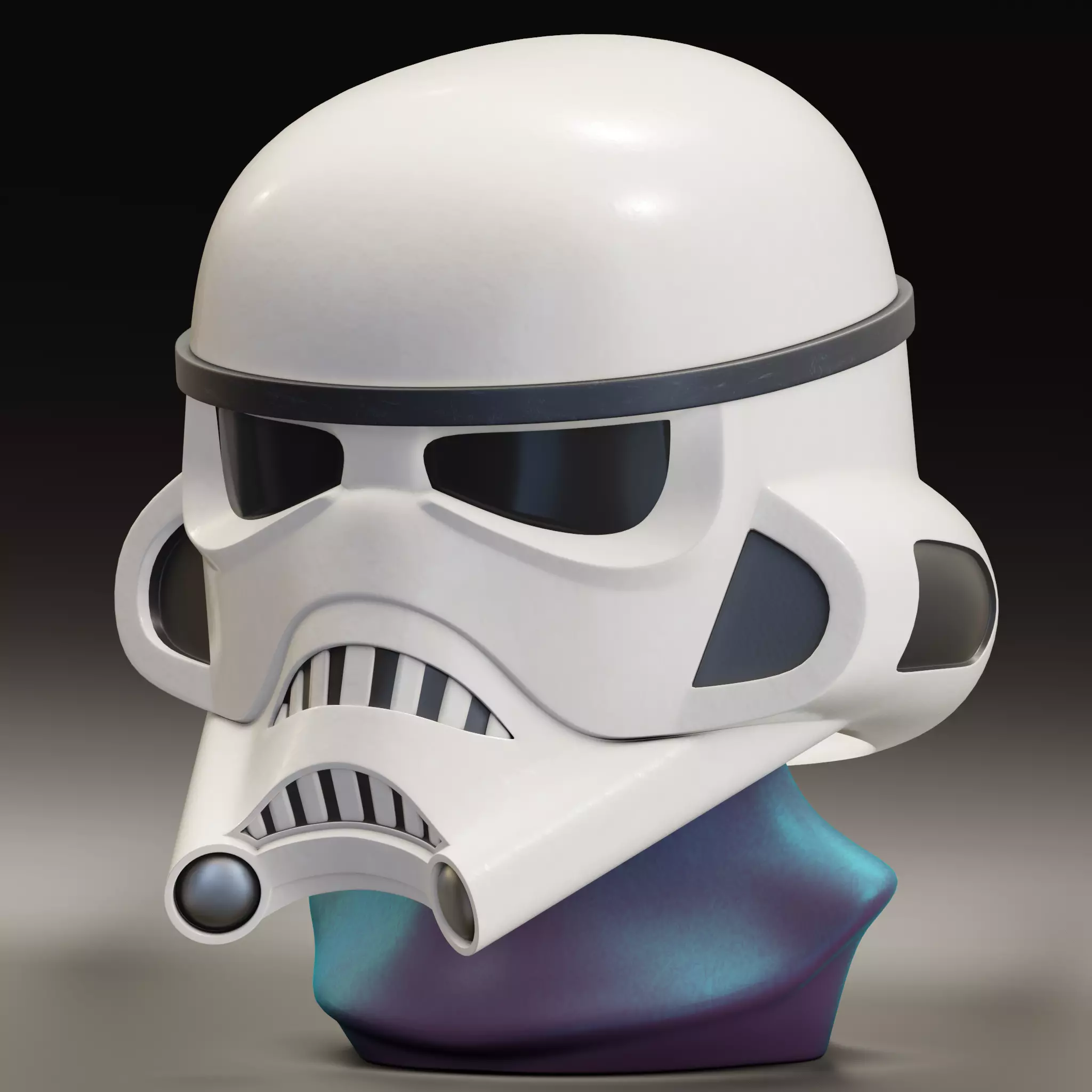 Blackhole Dark Trooper Helmet 3D print model_0