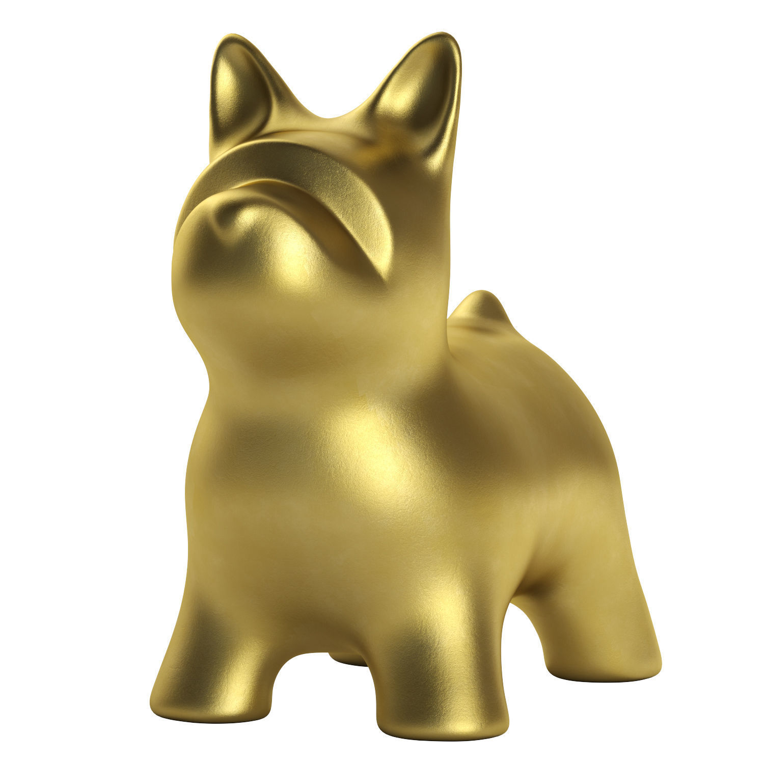 Fata Dog Figurine 3D model_2