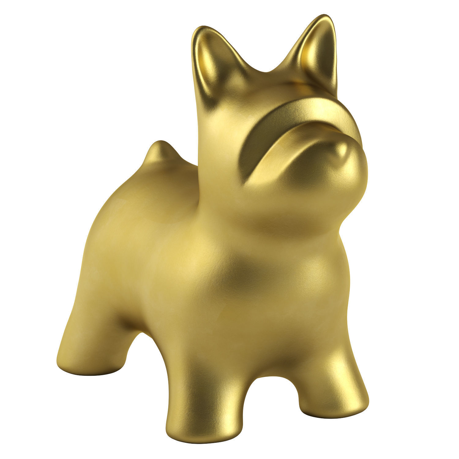 Fata Dog Figurine 3D model_1