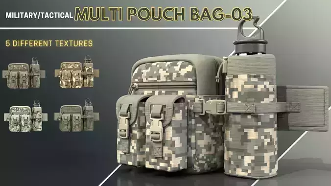 Military-Tactical Multi Pouch Bag 03