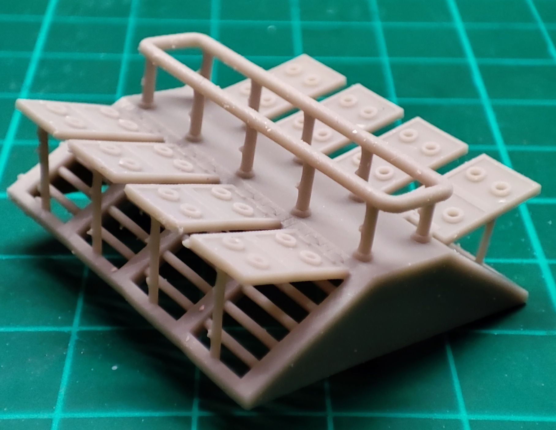 Ship deck roof from Hachette Titanic model 1-200 scale 3D print model_2