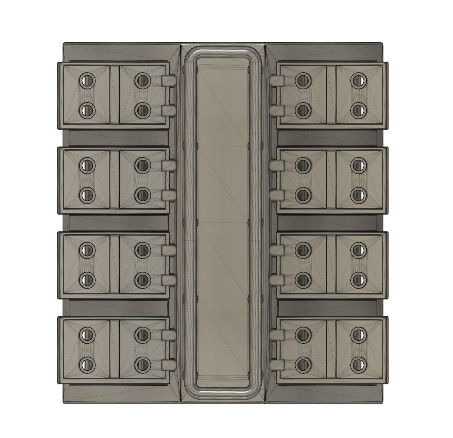Ship deck roof from Hachette Titanic model 1-200 scale 3D print model_5