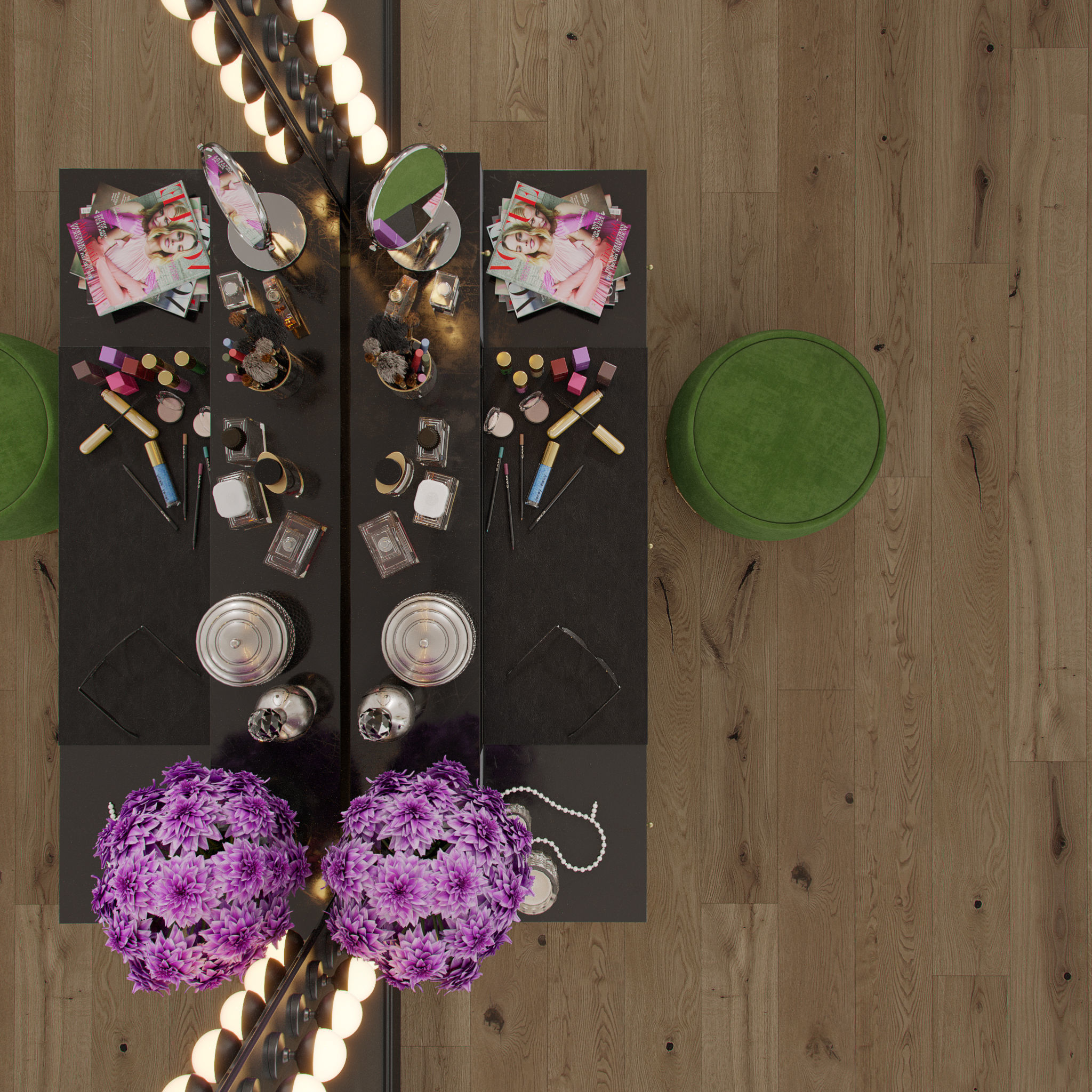 Dressing Table 02 3D model_9