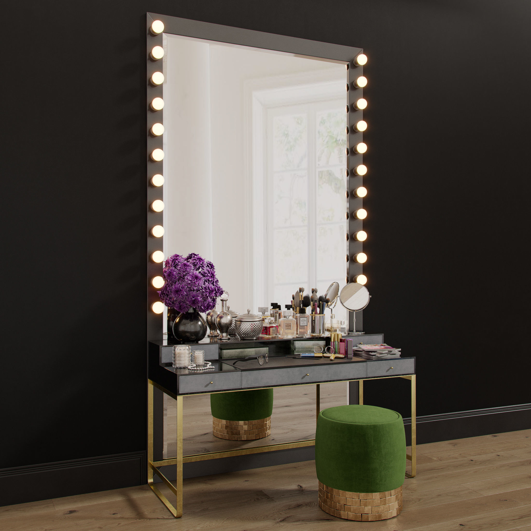 Dressing Table 02 3D model_1