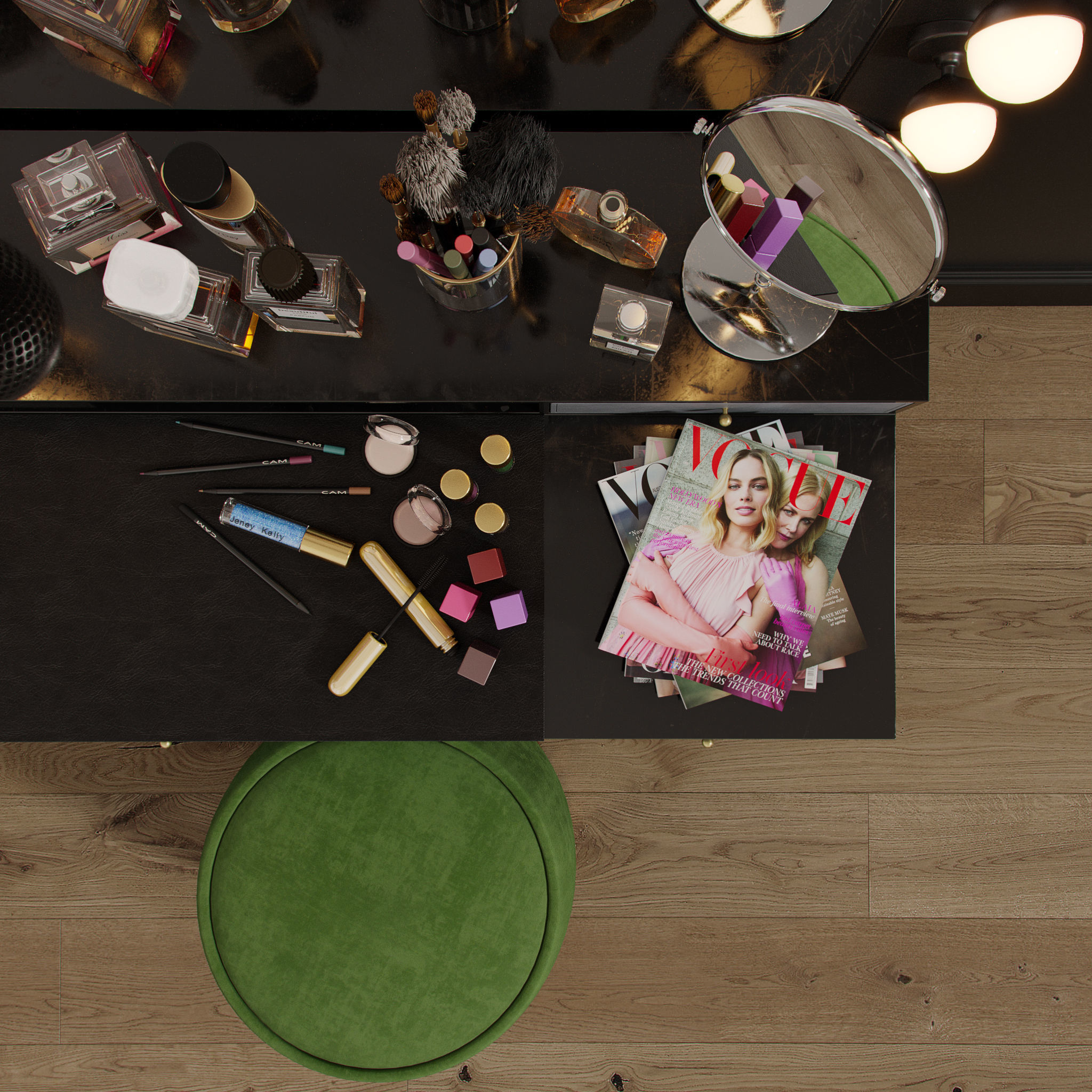 Dressing Table 02 3D model_7