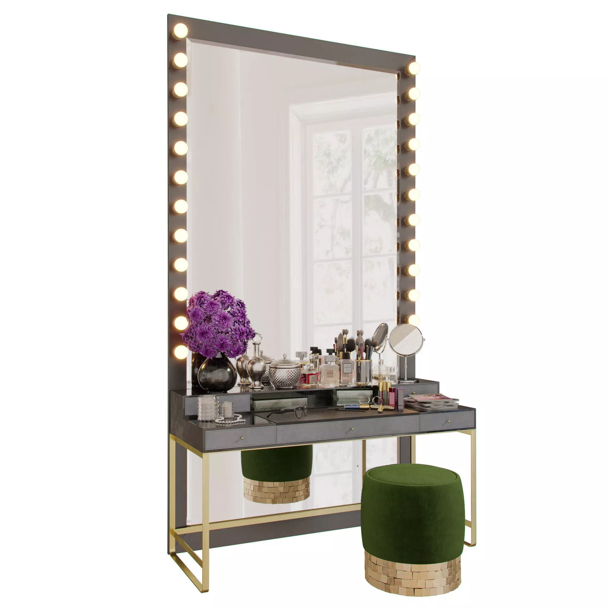 Dressing Table 02 3D model_0